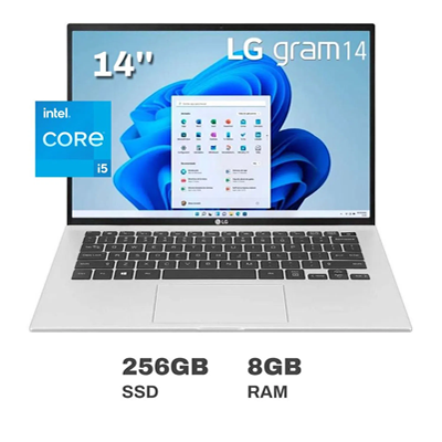 LG GRAM 14 14Z90P CORE I5 256GB SSD 8GB