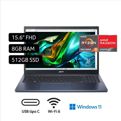 ACER A315-24P-R859 RYZEN 5 512GB SSD 8GB