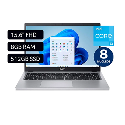 ACER A315-510P-39J2 CORE I3 512GB SSD 8GB