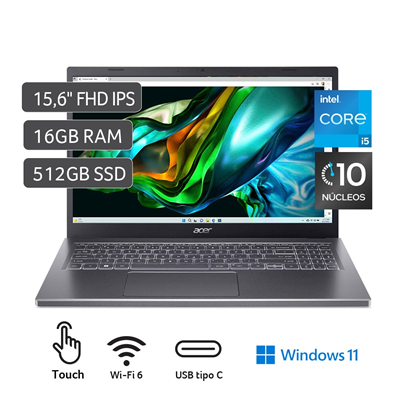 ACER A515-58MT-51F9 CORE I5 512GB SSD 16GB