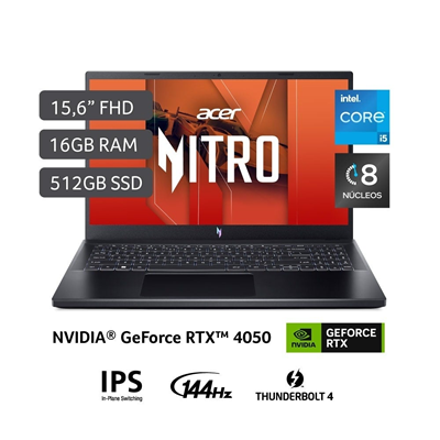 ACER ANV15-51-515J CORE I5 512GB SSD 16GB