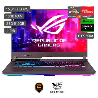 ASUS G513RC-HN036W RYZEN 7 512GB SSD 16GB