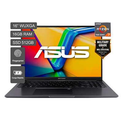 ASUS M1605YA-MB160W RYZEN 7 512GB SSD 16GB