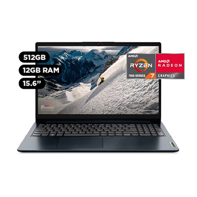 LENOVO IDEAPAD 1 RYZEN 7 512GB SSD 12GB