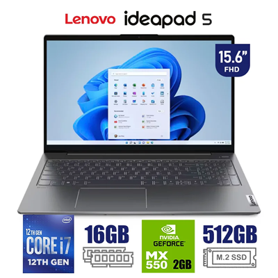 LENOVO IDEAPAD 5 CORE I7 512GB SSD 16GB