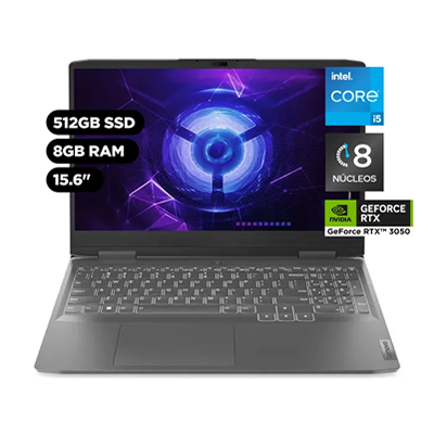 LENOVO LOQ CORE I5 512GB SSD 8GB