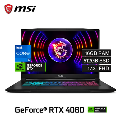 MSI KATANA 17 B13VFK CORE I7 512GB SSD 16GB