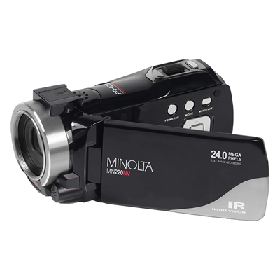 CAMARA DE VIDEO CON VISION NOCTURNA MINOLTA MN220NV