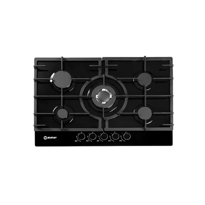 COCINA EMPOTRABLE A GAS 5 QUEMADORES MIRAY CME-77GV