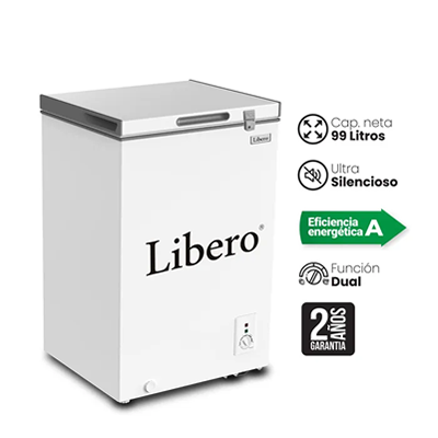 CONGELADORA LIBERO HORIZONTAL 99 LTS LFH-101