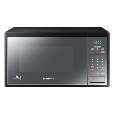 HORNO MICROONDAS BLACK MIRROR SAMSUNG 23 LTS MS23J5133AM