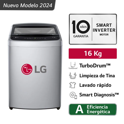 LAVADORA CARGA SUPERIOR LG 16KG WT16DVTB