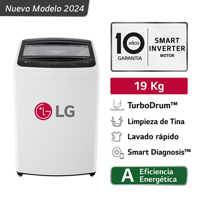 LAVADORA CARGA SUPERIOR LG 19KG WT19WVTB