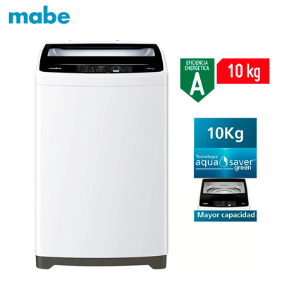 LAVADORA CARGA SUPERIOR MABE 10KG LMAP1010WBBB0