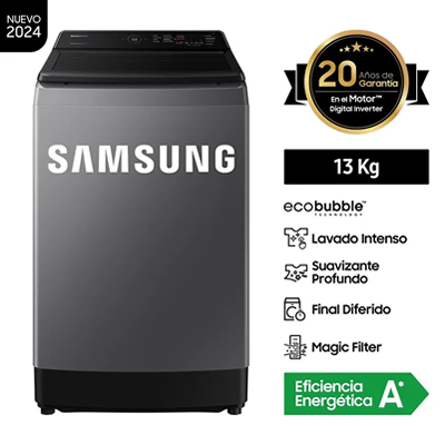 LAVADORA SAMSUNG 13KG WA13CG5441BDPE