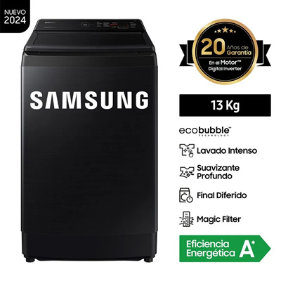 LAVADORA SAMSUNG 13KG WA13CG5441BVPE