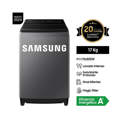 LAVADORA SAMSUNG 17KG WA17CG6441BDPE