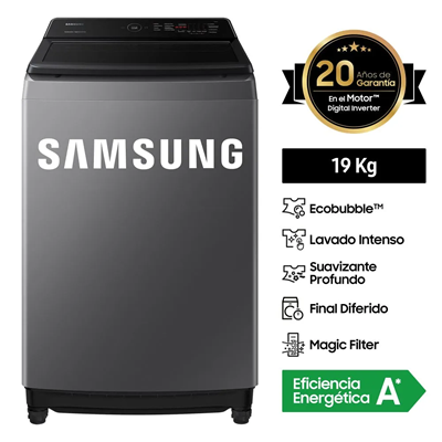 LAVADORA SAMSUNG 19KG WA19CG6441BDPE