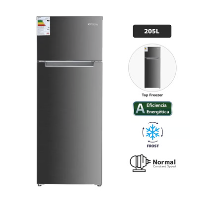 REFRIGERADORA BLACKLINE 205 LTS 2PN