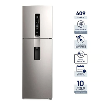 REFRIGERADORA ELECTROLUX TOP FREEZER 409 LTS IW45S