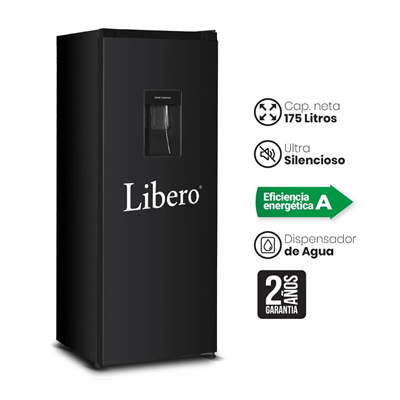 REFRIGERADORA LIBERO TOP FREEZER 175 LTS LROD-190DFIWN