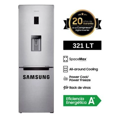 REFRIGERADORA SAMSUNG BOTTOM FREEZER 321 LTS RB33J3830SA