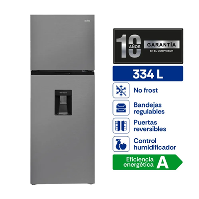 REFRIGERADORA SOLE MILAN 334 LTS SOLREF334I