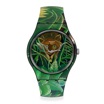 RELOJ SWATCH THE DREAM BY HENRI ROUSSEAU SUOZ333