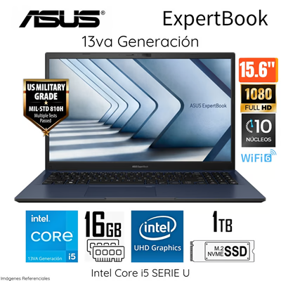 ASUS EXPERTBOOK B1502CVA-NJ1434 CORE I5 1TB SSD 16GB