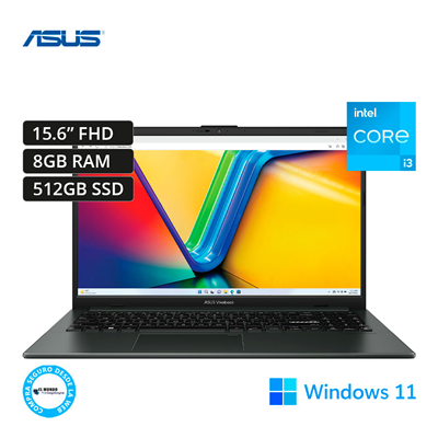 ASUS VIVOBOOK 15 E1504GA-NJ231 CORE I3 512GB SSD 8GB