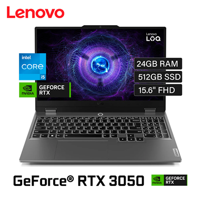 LENOVO LOQ CORE I5 512GB SSD 24GB