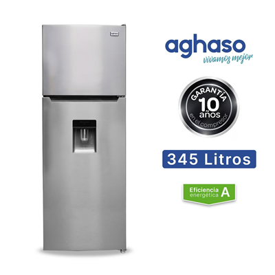 REFRIGERADORA TOP FREEZER AGHASO 345 LTS AGH07