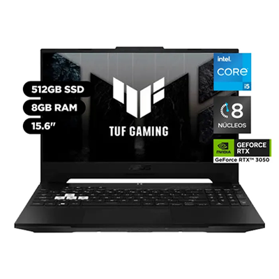 ASUS TUF DASH F15 CORE I5 512GB SSD 8GB