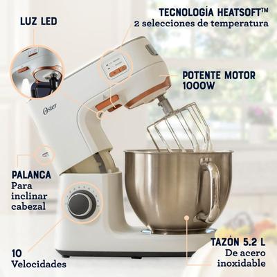 BATIDORA DE PEDESTAL HEATSOFT OSTER FPSTSMPL4W