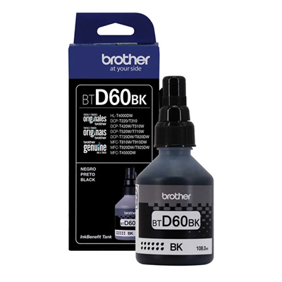 BOTELLA DE TINTA BROTHER BTD60BK