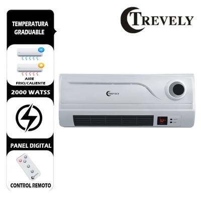 CALENTADOR TREVELY TCH-080 2000W C/CONTROL REMOTO