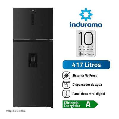 REFRIGERADORA TOP FREEZER INDURAMA 417 LTS RI-478DN