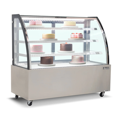 VITRINA REFRIGERADA CURVO ILUMI 460 LTS VRDH-1500AI