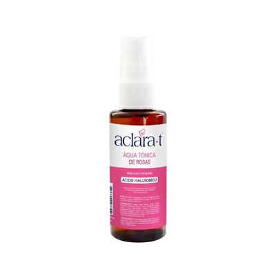 ACLARA-T AGUA TONICA DE ROSAS CON ACIDO HIALURONICO 60ML