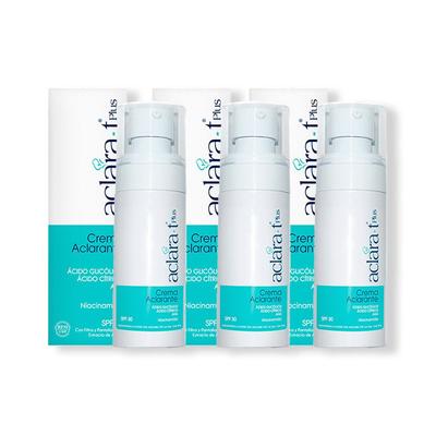 ACLARA-T CREMA ACLARANTE NIACINAMIDA PLUS SPF30 50GR 3 UNIDADES