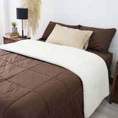 AMANECER GR EDREDON INVIERNO - ALGODON CON PIEL DE CARNERO PREMIUM KING