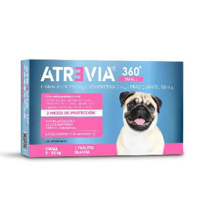ATREVIA - ANTIPULGAS PARA PERROS 360 DE 4.5 A 10 KG 1 TABLETA