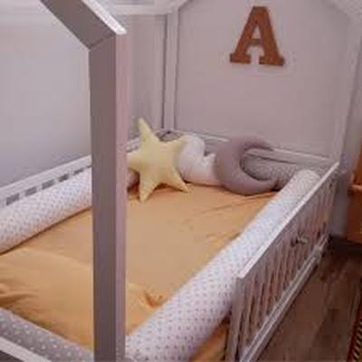 BABYTU BUMPERS PROTECTORES TUBULARES DE CAMA CUNA 1.5 PLAZAS - MONTESSORI