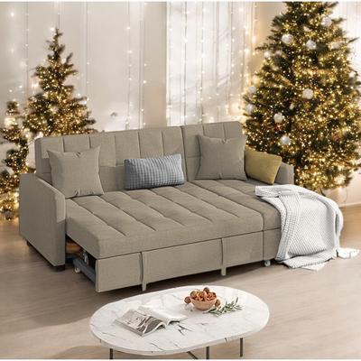 BARAKA HOME SOFA CAMA MULTIFUNCIONAL VELES CON ALMOHADAS 3 CUERPOS