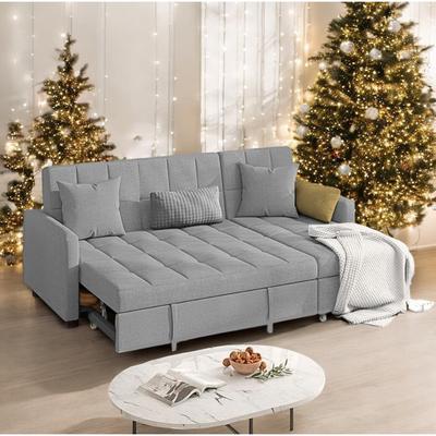 BARAKA HOME SOFA CAMA MULTIFUNCIONAL VELES CON ALMOHADAS 4 CUERPOS