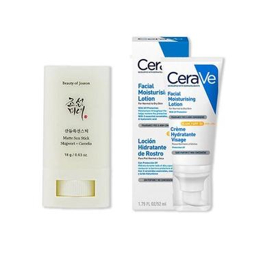 BEAUTY OF JOSEON CAMELIA BEAUTY + CERAVE CREMA HIDRATANTE FACIAL SPF 30 AM 52ML