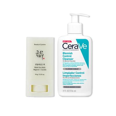 BEAUTY OF JOSEON CAMELIA BEAUTY + CERAVE GEL LIMPIADOR BLEMISH CONTROL 236ML