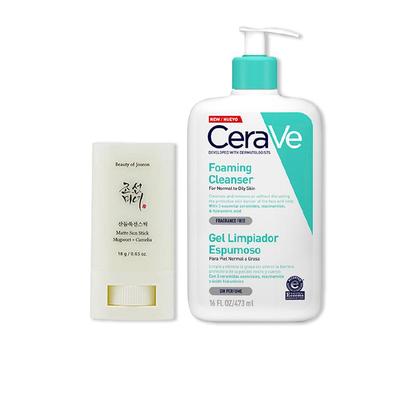BEAUTY OF JOSEON CAMELIA BEAUTY + CERAVE GEL LIMPIADOR ESPUMOSO FOAMING CLEANSER 473ML