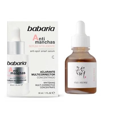 BEAUTY OF JOSEON PACK DE SERUM ANTI-MANCHAS BABARIA Y PROPOLEO + GINSENG + CARACOL JOSEON