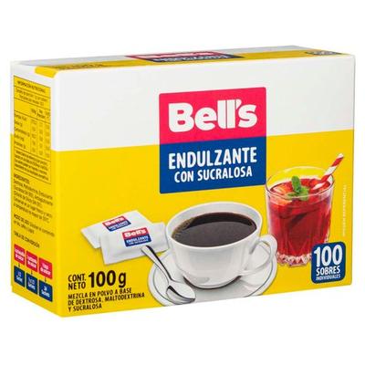 BELL'S EDULCORANTE BAJA EN CALORIAS CAJA 100UN